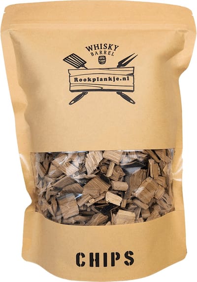 Whisky Barrel Chips 2 L | BBQ | Rookhout van Whisky vaten