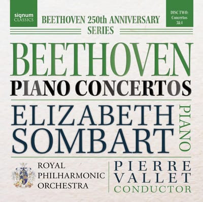 Beethoven Piano Concertos 3 & 4 - Elizabeth Sombart