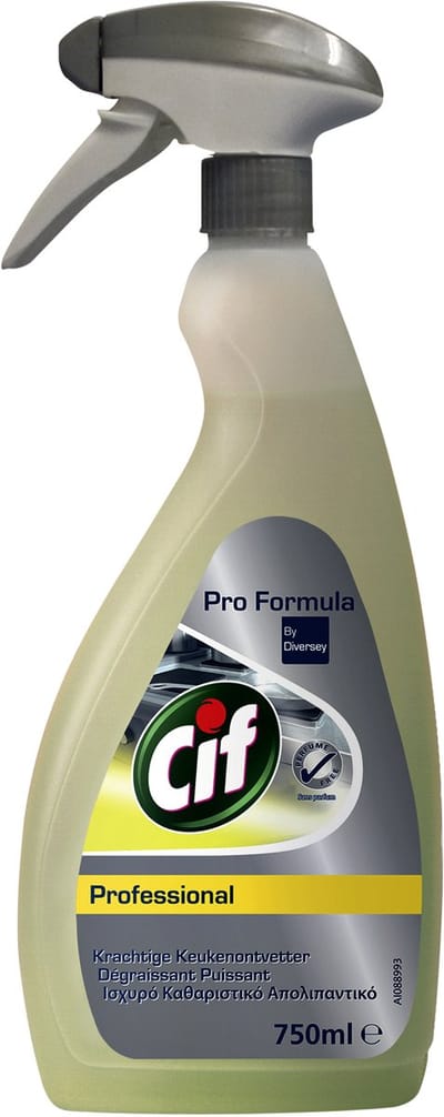 Cif Keukenontvetter vloeibaar - Geel - 6 x 750 ml