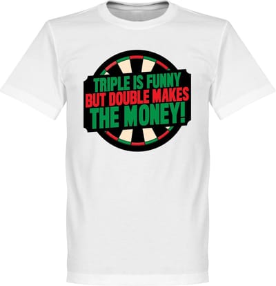 Double Makes The Money Darts T-Shirt - L
