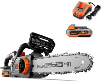 Accu-kettingzaag - FUXTEC FX-E1KS20 - 20V 10-inch geleider - 2Ah accu en 2,4A opladerset