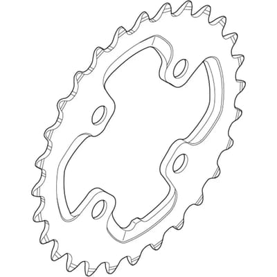 Shimano Deore XT FC-M785 Kettingblad grijs - Uitvoering 28 tanden