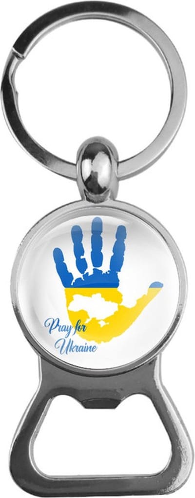 Bieropener Glas - Pray For Ukraine - Oekraine