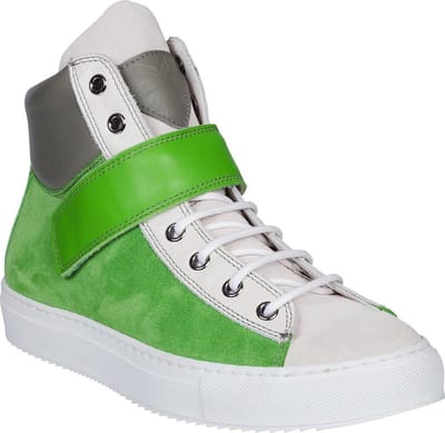 Kobe basket suede - nappa leder lime - tundra - 36
