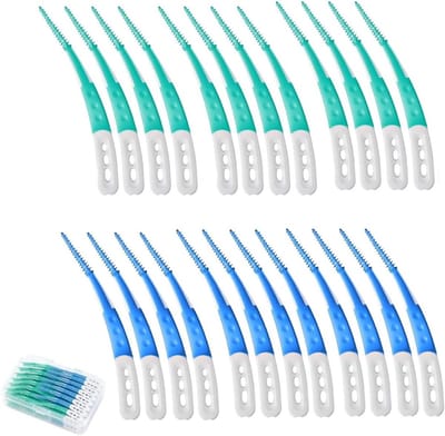Interdentale borstels set van 84 stuks, tandenborstels en tandenstokers voor optimale mondhygiëne en effectieve reiniging tussen de tanden
