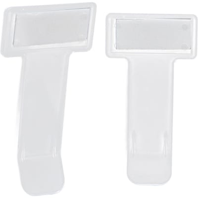 Lot de 10 pinces à cartes transparentes pour billets, billets, permis de stationnement, gain de place