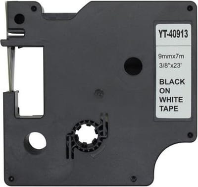 Brother S0720680 - Labeltape - Huismerk Compatible - Geschikt voor Brother LabelWrit LM100 LM150 LM155 LM200 LM210D LM260P LM300 LM350 LM360D LM400 LM450 Lmpcii LP100 LP150 LP200 LP250 LP300 LP350 - LT-40913 alternatief - Brother labeltape