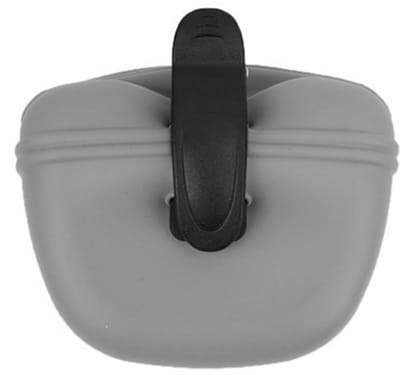 Dailygoods- Hondenvoerzak Draagbaar - Trainingszakje - Siliconen - Grote Capaciteit - Goede Afdichting - Met Riemclip - Hondentrainingszak