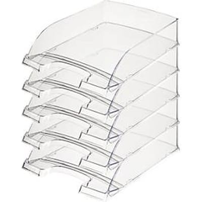 LEITZ® Opbergmand standaard 5226, kunststof, 5 stuks, glashelder