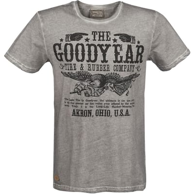 Goodyear - Rockabilly T-shirt - Kokomo - S tot XXL - voor Mannen - antraciet
