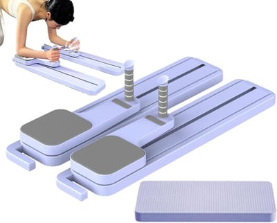 Pilates Board - Glijbord Core Trainer - Thuis Fitness - Opvouwbaar Lichtgewicht - Minder dan 5 kg - Enkel kenmerk