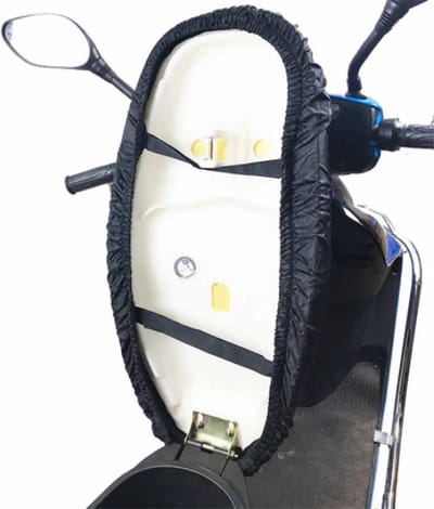 TLVX Zadelhoes Geschikt voor Vespa / Vespa Sprint hoes zadel / Scooter zadelhoes / Waterdichte zadelhoes / Buddyseat hoes waterdicht / Regenhoes / Zithoes waterproef / Brommer zadelhoes / Universeel / Maat XXL (max. 70cm breed bij 115 cm lang)
