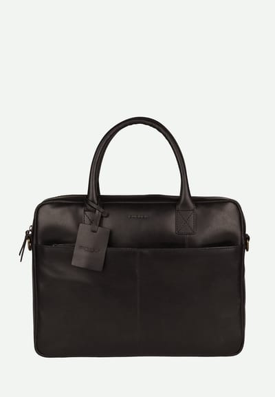 Burkely Fundamentals Vintage Jack Worker 13,3'' - Laptoptas - Volwassenen - Zwart