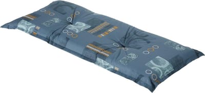 Madison - Bankkussen - Bob Blue - 180x48cm - Blauw - Tuinbankussen - Buitenbank - Tuinkussen