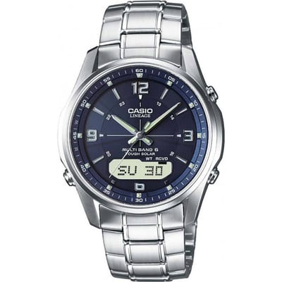 Casio Radio Controlled LCW-M100DSE-2AER Herenhorloge 40 mm - Zilverkleurig