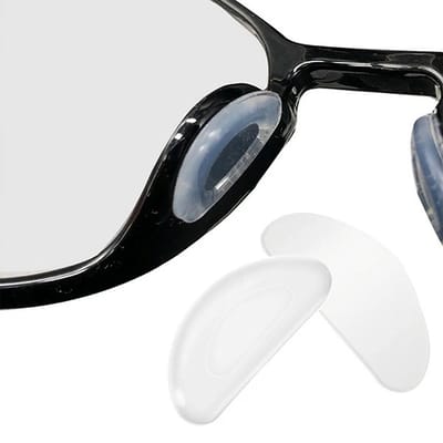 Set van 10 Siliconen Neuspads voor Bril - Wit - Neusvleugels voor Bril - Zelfklevend - Pads - Plakpads - Zonnebril - Anti-Slip - Festival - Zonnenbril - Dames en Heren