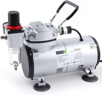 Fengda FD18-2 Airbrush mini compressor – max 4 bar – werkdruk 1-2 bar