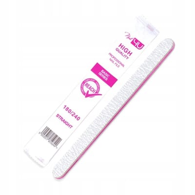 Nail4U Basic Nagelvijl Recht 180/240 - Professioneel & Veilig