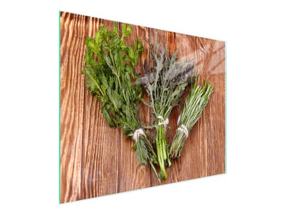 TMK ArtDeko - Snijplank - 52x30 cm - Rozemarijn - Glas - Antislip