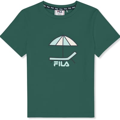 FILA Crespina Regular Graphic T-shirt Posy Green Größe: 86/92 | T-Shirts Outlet | Unisex | Grün
