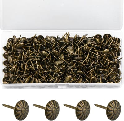 320 Stuks Meubelpads voor Stoelen en Bedden - Vintage Kussentjes voor Vloerbescherming - 11x17mm (Groen Patina)
