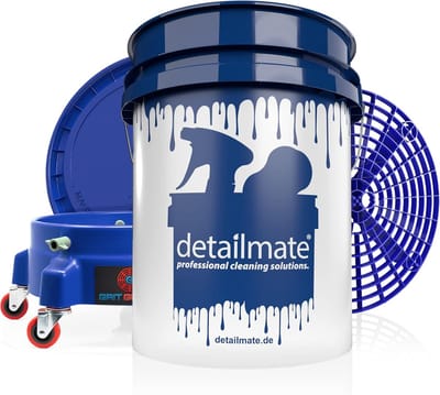 Professionele Carwash Set 20 Liter Inclusief GritGuard Emmer & Trolley