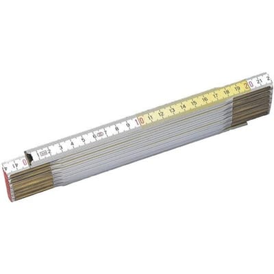 STANLEY Duimstok 2m - 15mm Geel/Wit - 0-35-458