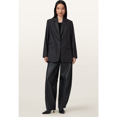 AllSaints Essie Blazer Gunmetal Grey Taglia: 2 | Blazers Outlet | Donna | Grigio