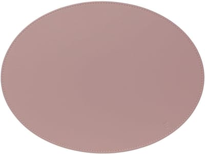 Duo Ovaal Placemat, Dusky Roze/Steengoud