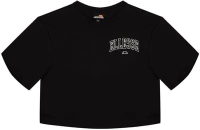 Ellesse Beneventi Cropped T-shirt Met Korte Mouwen Zwart M Vrouw