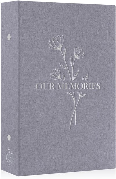 Dailygoods- Fotoalbum 10x15 cm - Geschikt voor 300 foto's - Insteekalbum - Luxe linnen omslag - Waterdicht en zuurvrij - Elegant ontwerp - Herinneringsalbum