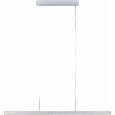 Paulmann Lento LED Hanglamp - Moderne Hanglamp Chroom Mat - Dimbaar & In Hoogte Verstelbaar - 42W - Warmwit Licht (2700K) - Perfect voor Woonkamer of Eetkamer