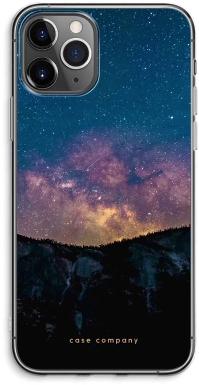 Case Company® - Hoesje geschikt voor iPhone 11 Pro Max hoesje - Travel to space - Soft Cover Telefoonhoesje - Bescherming aan alle Kanten en Schermrand