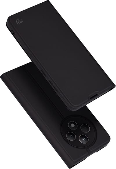 Hoes voor Oppo Reno12 FS 5G / Reno12 FS 4G / Reno12 F 4G / Reno12 F, Techsuit, Magskin Book, Zwart