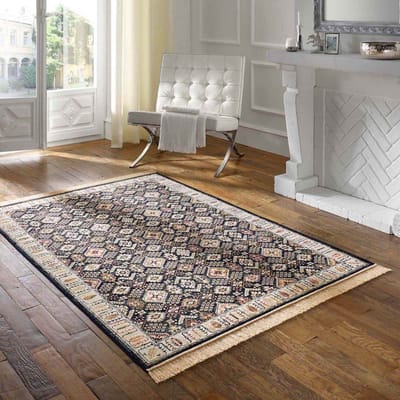 Oosters tapijt - Regal Leander donkerblauw 67x105