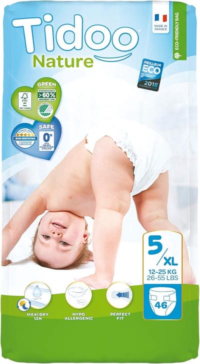 Tidoo 503907 Single Video Surveillance Dag en Nacht en luier Dag Maat 5 voor kinderen met een gewicht van 30-25 kg