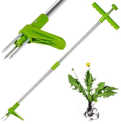 Onkruid Puller - Groen - Handgereedschap voor Tuinieren - Effectieve Onkruidverwijderaar met Klauw