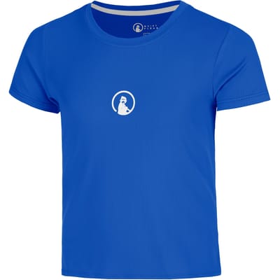 Quiet Please Retriever T-shirt Meisjes-blauw, wit