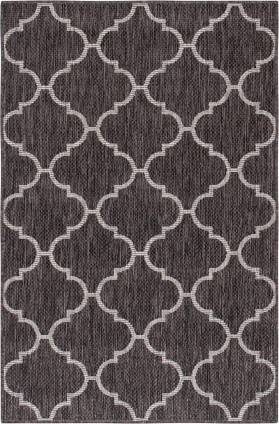 Dutch Lifestyle - Vloerkleed Trellis Black 160x230cm - Indoor/Outdoor