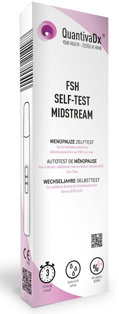 QuantivaDx Menopauze Zelftest - FSH Test voor Overgang & Menopauze