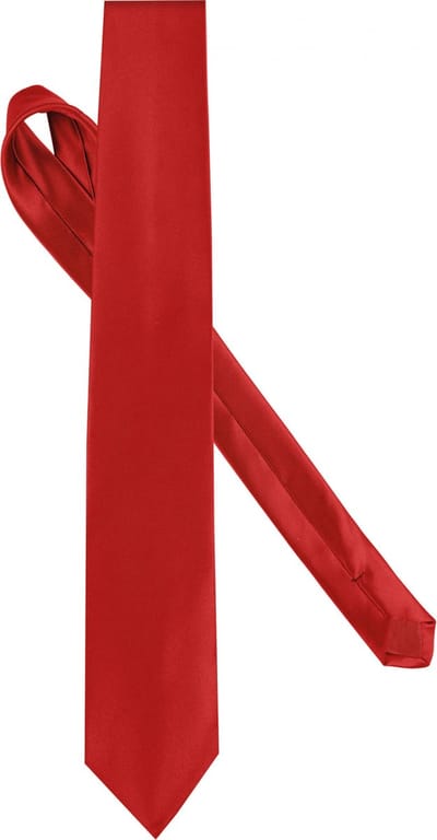 Stropdas Heren One Size Kariban Red 100% Polyester