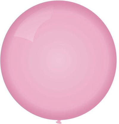 Topballon babyroze 6 stuks - 91 cm