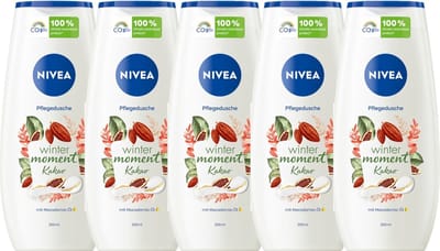 NIVEA Douchecrème - Wintermoment Cacao - 5 x 250 ml