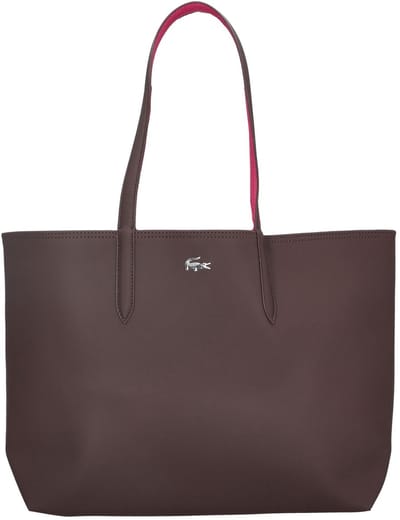 LACOSTE schoudertas shopper Anna Shopping Bag Oxalis Rubine mauve
