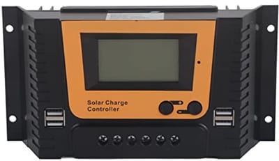 Allecto - Solar Controller - LCD Display - Voor 12V 24V 36V 48V Accu's - Energiebeheer - Zonne-energie - Voor efficiënt energiegebruik - Geschikt v...
