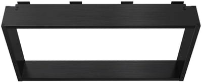 ALONI opbouwnis voor douchewand – 60x30x8 cm – gunmetal – met 4 handdoekhaken