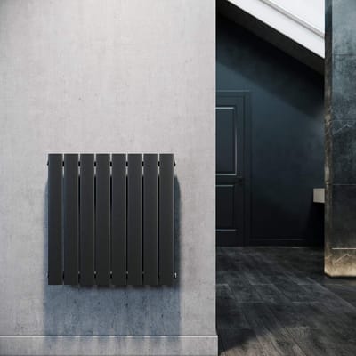 Stijlvolle Horizontale Paneelradiator Antraciet 630x616 mm - Design Badkamer- of Woonkamerverwarming