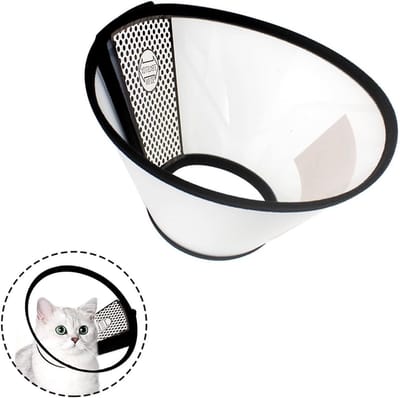 Beschermhalsband voor Honden en Katten - Plastic Beschermkegel voor Kleine Honden en Katten, Comfortabel en Duurzaam