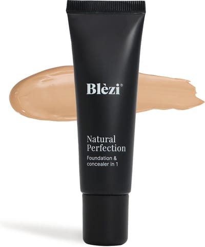 Blèzi® Natural Perfection 05 Light - Hypoallergene foundation & concealer in één - Herstelt, hydrateert en egaliseert de huid