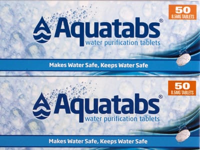 Aquatabs - Waterzuiveringstabletten - 2X50 stuks